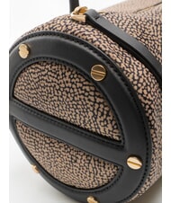 BORBONESE VIS-A-VIS Shoulder bag OP / NATURAL / BLACK - Women&rsquo;s Bags - 3