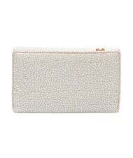 BORBONESE CLASSICA MEDIUM Woman Wallet white cotton - Women&rsquo;s Wallets - 3