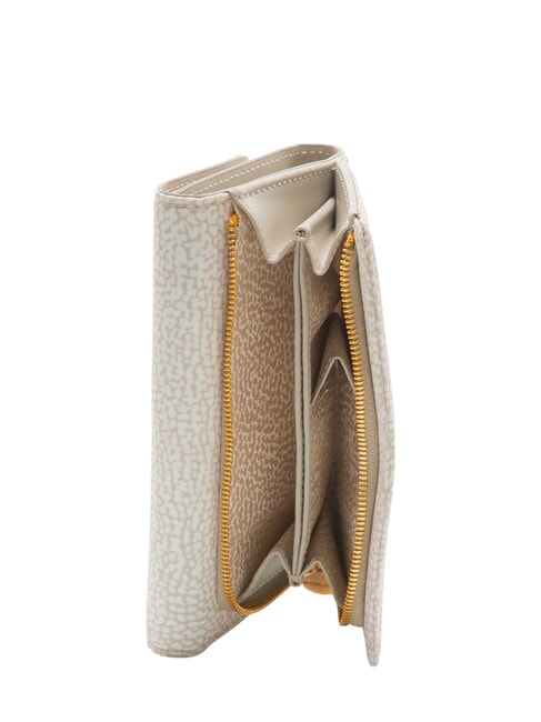 CLASSICA MEDIUM Woman Wallet white cotton - Women&rsquo;s Wallets