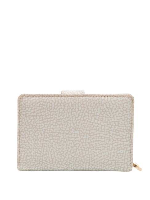 CLASSICA Medium wallet with coin pocket white cotton - Women&rsquo;s Bags
