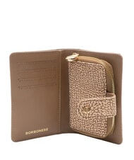 BORBONESE CLASSICA Medium wallet with coin pocket Beiger sea - Women&rsquo;s Bags - 2