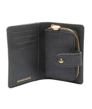 BORBONESE CLASSICA Medium wallet with coin pocket dark black - Women&rsquo;s Bags - 2