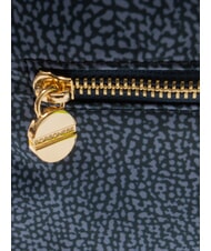 BORBONESE MEDIUM ECO LINE Medium backpack in fabric blue lapis - Women&rsquo;s Bags - 3