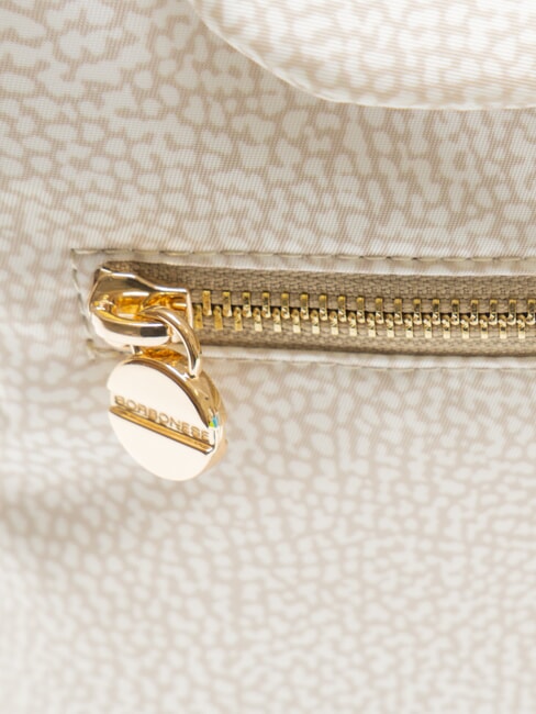 MEDIUM ECO LINE Medium backpack in fabric white cotton - Women&rsquo;s Bags