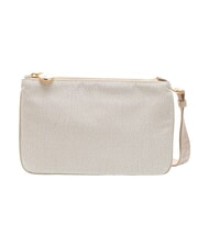 BORBONESE TRACOLLA SMALL ECO LINE Shoulder bag, Small white cotton - Women&rsquo;s Bags - 4