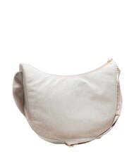 BORBONESE LUNA BAG MEDIUM LUNA Hobo bag, Medium white cotton - Women&rsquo;s Bags - 2