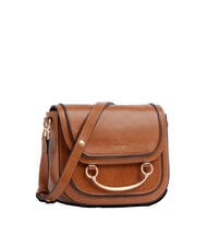 THE BRIDGE LUCE Mini shoulder bag, in leather Cognac / Gold - Women&rsquo;s Bags - 2