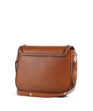 THE BRIDGE LUCE Mini shoulder bag, in leather Cognac / Gold - Women&rsquo;s Bags - 3