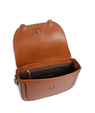 THE BRIDGE LUCE Mini shoulder bag, in leather Cognac / Gold - Women&rsquo;s Bags - 4