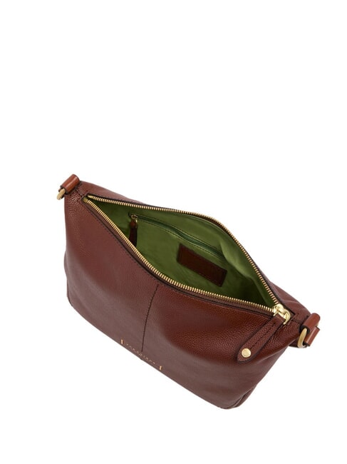 LETIZIA Shoulder bag, leather BROWN - Women&rsquo;s Bags