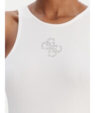 GUESS GUENDALINA Top purwhite - T-shirt - 3