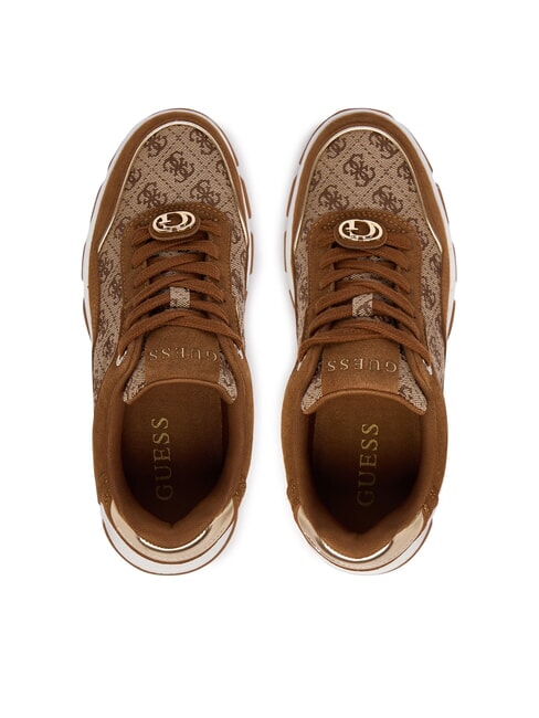 BERRETT 3 Sneakers Beige / Brown - Women&rsquo;s shoes