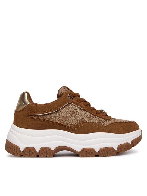 BERRETT 3 Sneakers Beige / Brown - Women&rsquo;s shoes