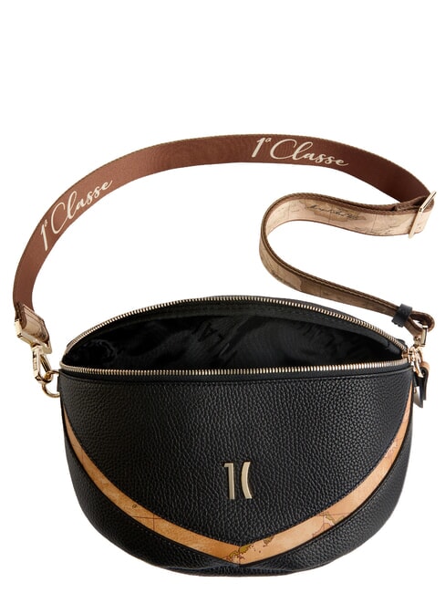 CASTLE Maxi bum bag, in garnet leather Black - Women&rsquo;s Bags