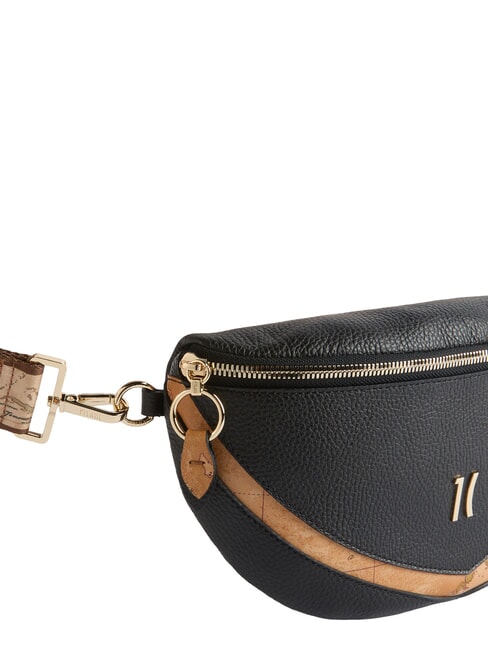 CASTLE Maxi bum bag, in garnet leather Black - Women&rsquo;s Bags