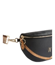 ALVIERO MARTINI PRIMA CLASSE CASTLE Maxi bum bag, in garnet leather Black - Women&rsquo;s Bags - 4