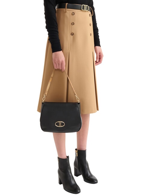 BRAVE MESSENGER Nappa leather shoulder bag Black - Women&rsquo;s Bags