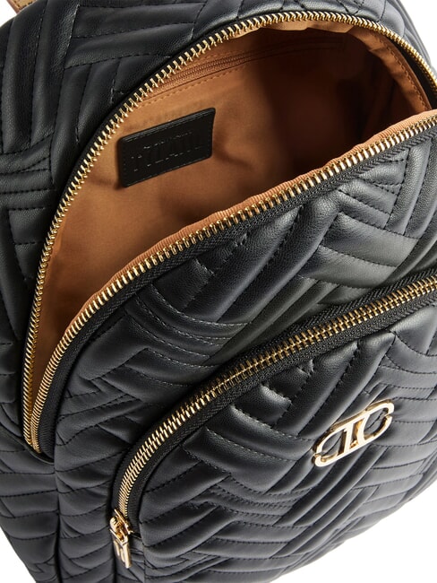 MATELASSE Nappa-effect fabric backpack Black - Women&rsquo;s Bags