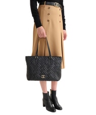 ALVIERO MARTINI PRIMA CLASSE MATELASSE Shopping bag Black - Women&rsquo;s Bags - 2