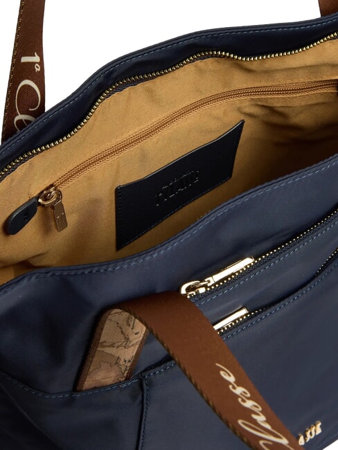 STORMY NYLON Recycled nylon shopping bag night blue - Women&rsquo;s Bags