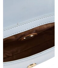 LOVE MOSCHINO BUBBLY LOVE Mini shoulder bag light blue - Women&rsquo;s Bags - 3