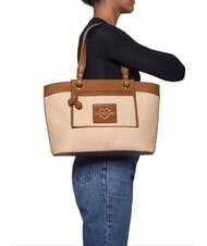 LOVE MOSCHINO STRAW CHIC Shoulder bag natural/leather - Women&rsquo;s Bags - 4