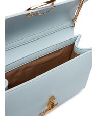 LOVE MOSCHINO HEART TURNLOCK Small shoulder bag light blue - Women&rsquo;s Bags - 4