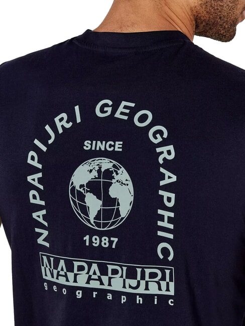 S-DATI Cotton T-Shirt blu marine - T-shirt