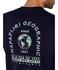 NAPAPIJRI S-DATI Cotton T-Shirt blu marine - T-shirt - 4