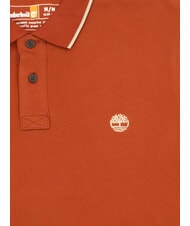 TIMBERLAND MILLERS RIVER Cotton polo shirt burnt henna - Polo shirt - 2
