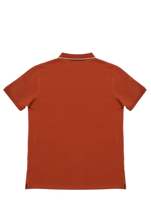 MILLERS RIVER Cotton polo shirt burnt henna - Polo shirt