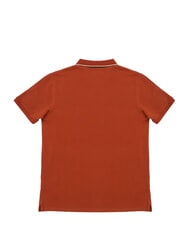 TIMBERLAND MILLERS RIVER Cotton polo shirt burnt henna - Polo shirt - 3