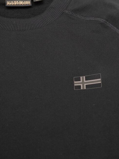 B-SORANO Cotton sweatshirt black beauty - Sweatshirts