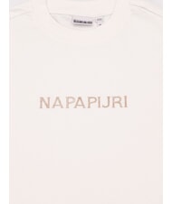 NAPAPIJRI SALEES Cotton T-Shirt white whisper - T-shirt - 2