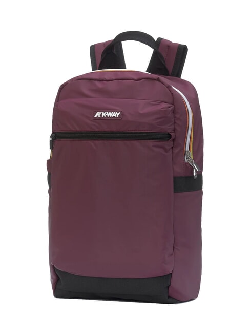 MID LAON Water-repellent nylon backpack violet mauve wine - Backpacks & School and Leisure