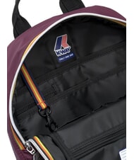 KWAY MID LAON Water-repellent nylon backpack violet mauve wine - Backpacks & School and Leisure - 3