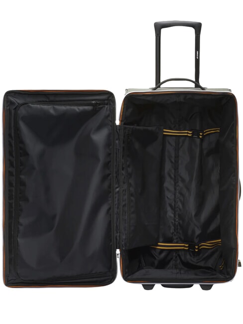 BLOSSAC  Medium Waterproof Trolley green lichen-black p - Semi-rigid Trolley Cases