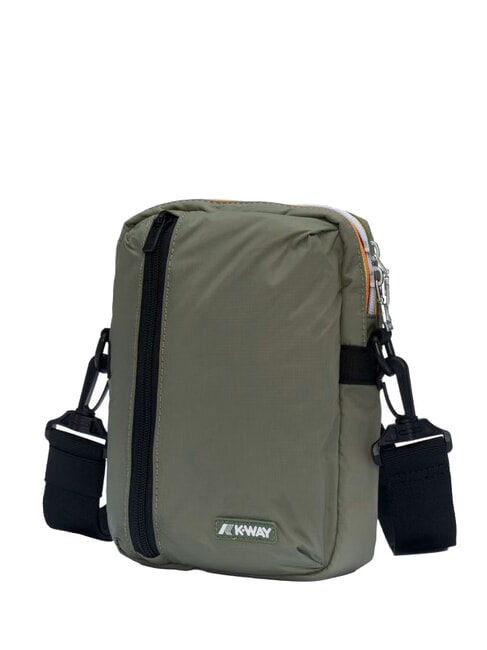 BARBITON Nylon bag green lichen - Over-the-shoulder Bags for Men