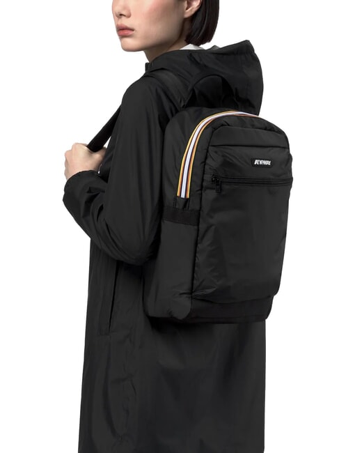 MID LAON Water-repellent nylon backpack black pure - Backpacks & School and Leisure