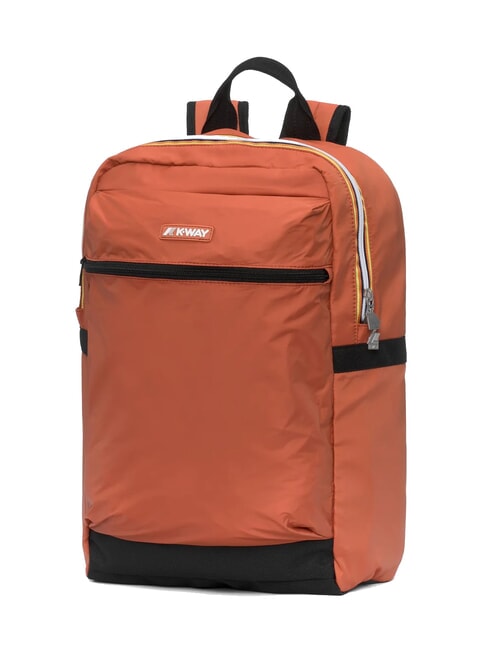 LAON Nylon backpack orange brownish - Backpacks & School and Leisure