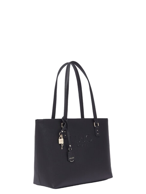 HALONA Large tote bag with charm BLACK - Women&rsquo;s Bags