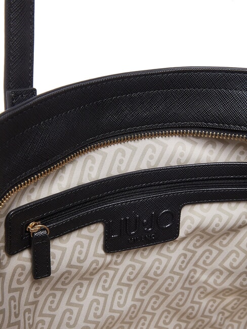 HALONA Large tote bag with charm BLACK - Women&rsquo;s Bags