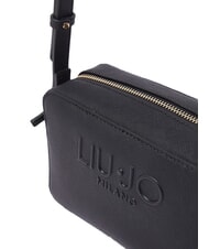 LIUJO HALONA Medium shoulder bag with logo BLACK - Women&rsquo;s Bags - 4