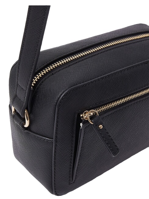 HALONA Medium shoulder bag with logo BLACK - Women&rsquo;s Bags