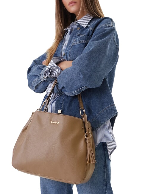 CIRRY Shoulder bag, double handle mocha - Women&rsquo;s Bags