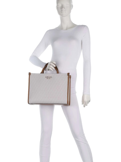 RIDHI Handbag, with shoulder strap natural/redwood - Women&rsquo;s Bags