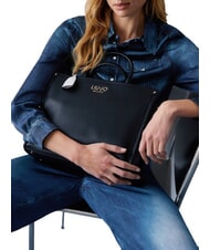 LIUJO RIDHI Medium handbag with charm BLACK - Women&rsquo;s Bags - 7