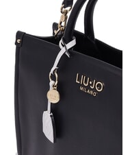 LIUJO RIDHI Medium handbag with charm BLACK - Women&rsquo;s Bags - 4