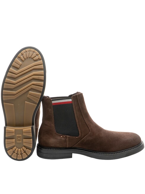 HILFIGER OUTDOOR Suede ankle boots brown - Men&rsquo;s shoes