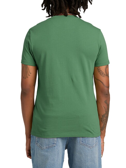 SS DUNRIVER CREW Cotton T-shirt medium green - T-shirt